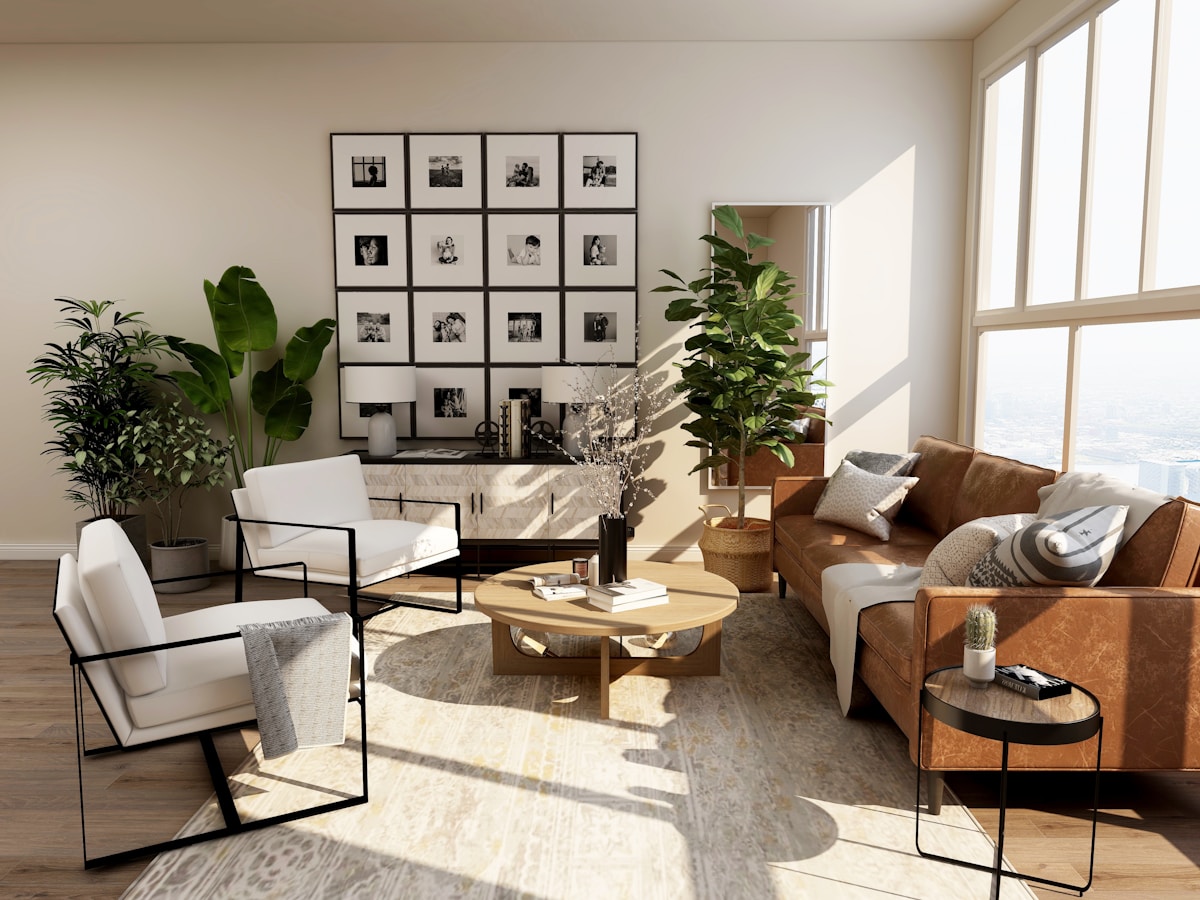 Warm hospitality interior