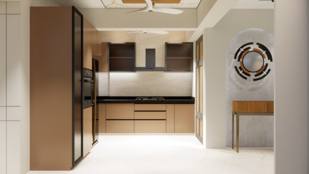 Modern kitchen interior in Shilaj