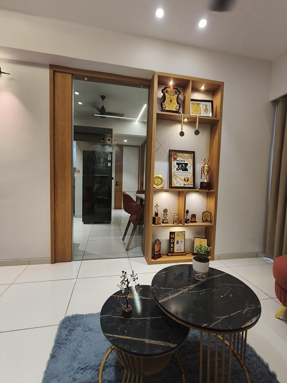 Detailed residential interior at Sun Apartment
